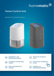 HomeMatic HmIP-HCU1 Installation And Operating Manual