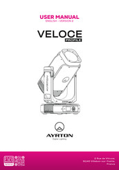 Ayrton VELOCE PROFILE ULTIMATE IP65 6 Series User Manual