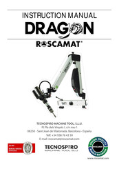 Tecnospiro ROSCAMAT DRAGON-RHC LUBRICATION Instruction Manual