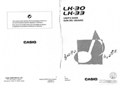 Casio LK-30 User Manual