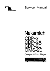 Nakamichi CDP-2A Service Manual