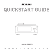 SEVERIN PG 8575 Quick Start Manual