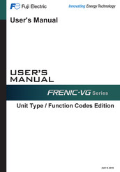 Fuji Electric FRENIC-VG7S User Manual