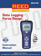 Reed Instruments SD-6100 Instruction Manual