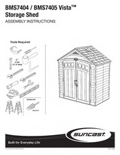 Suncast Vista BMS7405 Assembly Instructions Manual