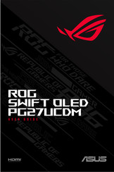 Asus ROG SWIFT OLED PG27UCDM User Manual