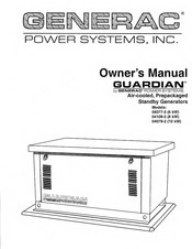 Generac Power Systems GUARDIAN 04079-2 Owner's Manual