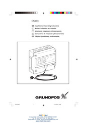 Grundfos CS 101 Installation And Operation Instruction Manual