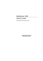 Digital Equipment AlphaServer 1000 Owner's Manual