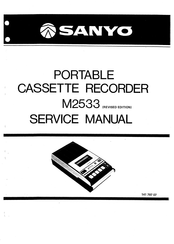 Sanyo M2533 Service Manual