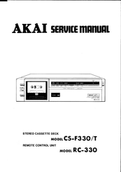 Akai CS-F330/T Service Manual