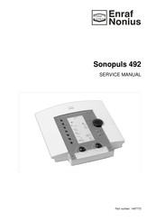 Enraf Nonius Sonopuls 492 Service Manual