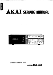 Akai HX-M5 Service Manual