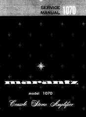 Marantz 1070 Service Manual