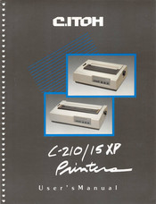 C.ITOH C-210/15XP User Manual