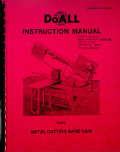 DoAll C-916 Instruction Manual