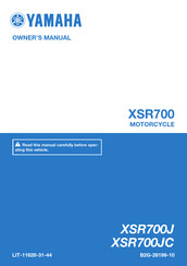 Yamaha XSR700J 2017 Owner's Manual