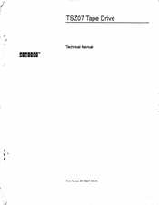 Digital Equipment TSZ07 Technical Manual