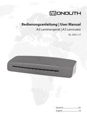 monolith OL 350-L-17 User Manual
