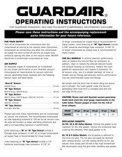 GuardAir N201DC Operating Instructions Manual