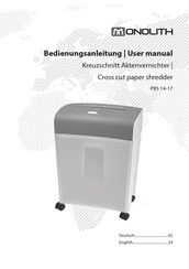 monolith PBS 14-17 User Manual