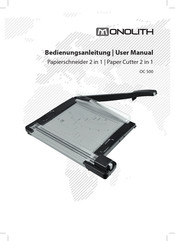 monolith OC 500 User Manual
