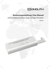 monolith MA 601 User Manual