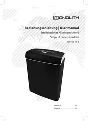 monolith MA 501-17-B User Manual