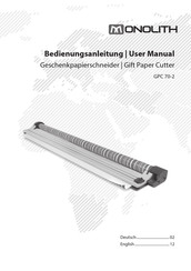 monolith GPC 70-2 User Manual