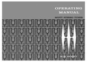 H.H. Scott 3708 Operating Manual
