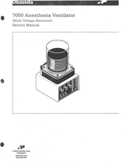 Ohmeda 7000 Service Manual