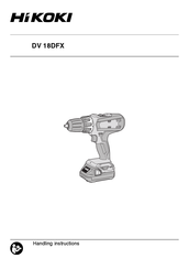 HIKOKI DV 18DFX Handling Instructions Manual