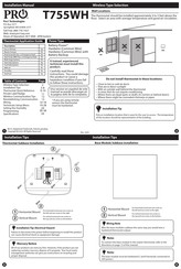 Pro1 Technologies T755WH Installation Manual