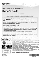 Noritz NC199-DVC-NG Owner's Manual