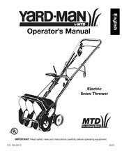 MTD Yard-Man 31B-040-701 Operator's Manual