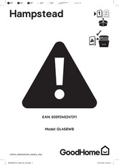 GoodHome Hampstead GL458WB Manual