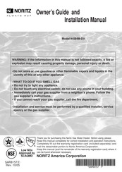 Noritz N-084M-DV-LP Owner's Manual