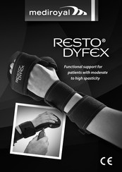 Mediroyal RESTO DYFEX E28 Manual