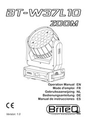 Briteq BT-W37L10 ZOOM Operation Manual