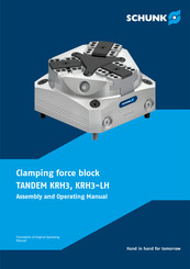 SCHUNK TANDEM KRH3-LH Assembly And Operating Manual