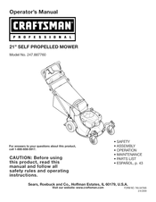 Craftsman 247.887760 Operator's Manual