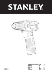 Stanley SCH10D1 Manual