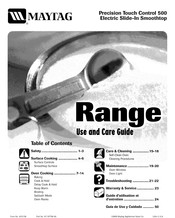Maytag MES5752BAS17 Use And Care Manual
