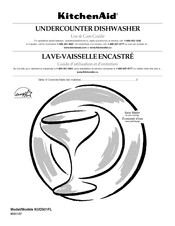 KitchenAid KUDS01FLBL0 Use & Care Manual