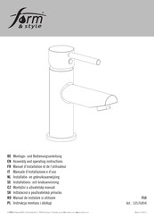 form & style FIJI 10576894 Assembly And Operating Manual