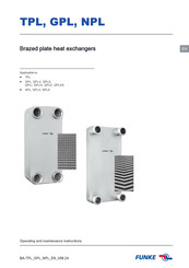 Funke GPLS Operating And Maintenance Instructions Manual