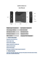 Kinhank SUPER CONSOLE X2 User Manual