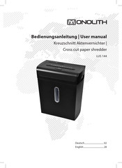 monolith LUS 144 User Manual
