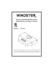 Windster WS-208F Operating Instructions Manual
