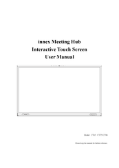 FunTech Innovation innex Meeting Hub CT65 User Manual